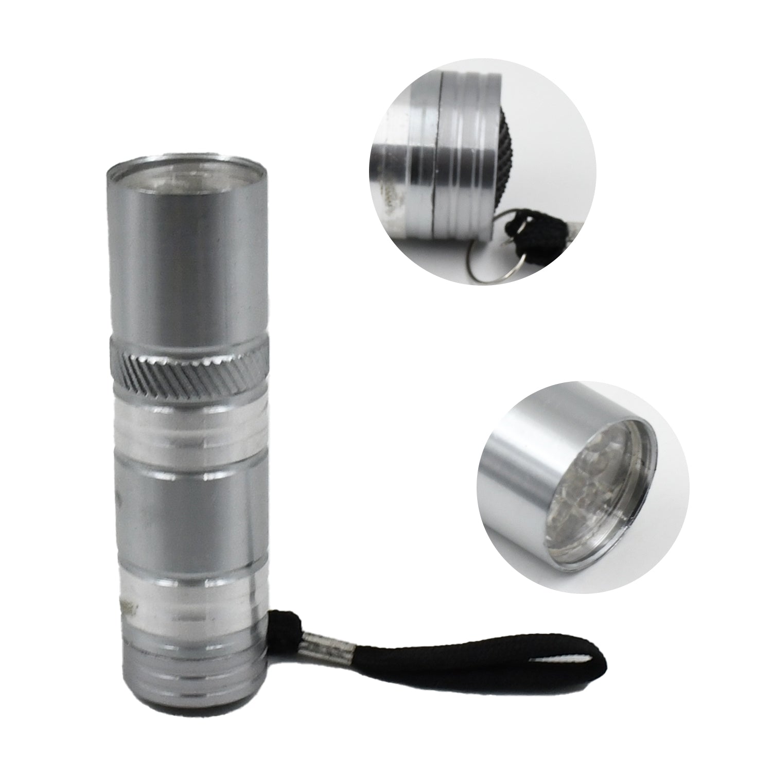 Portable Mini Torch / Flashlight 9 LED Powerful High Lumens Pen Light Easy To Carry, Portable Pocket Compact Torch for Emergency 3 Battery operated (Battery not included / 1 pc) Portable Mini Torch / Flashlight 9 LED Powerful High Lumens Pen Light Easy To Carry, Portable Pocket Compact Torch for Emergency 3 Battery operated (Battery not included / 1 pc)